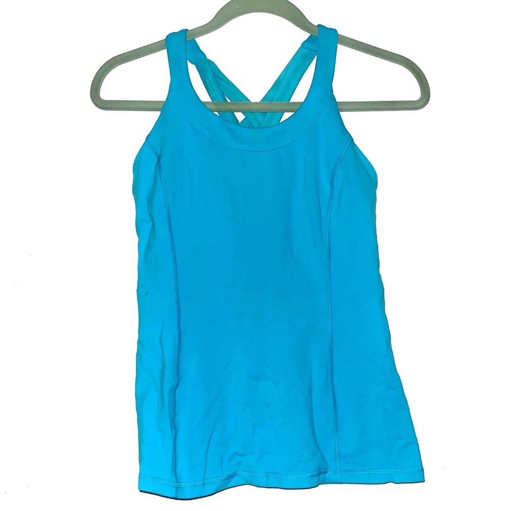 Blue Lululemon Enhearten Tank